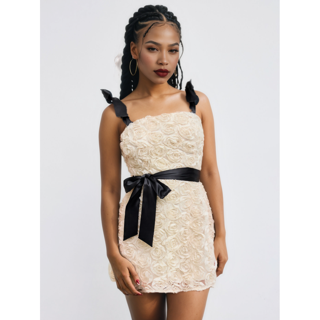 Rosette Cami Mini Dress